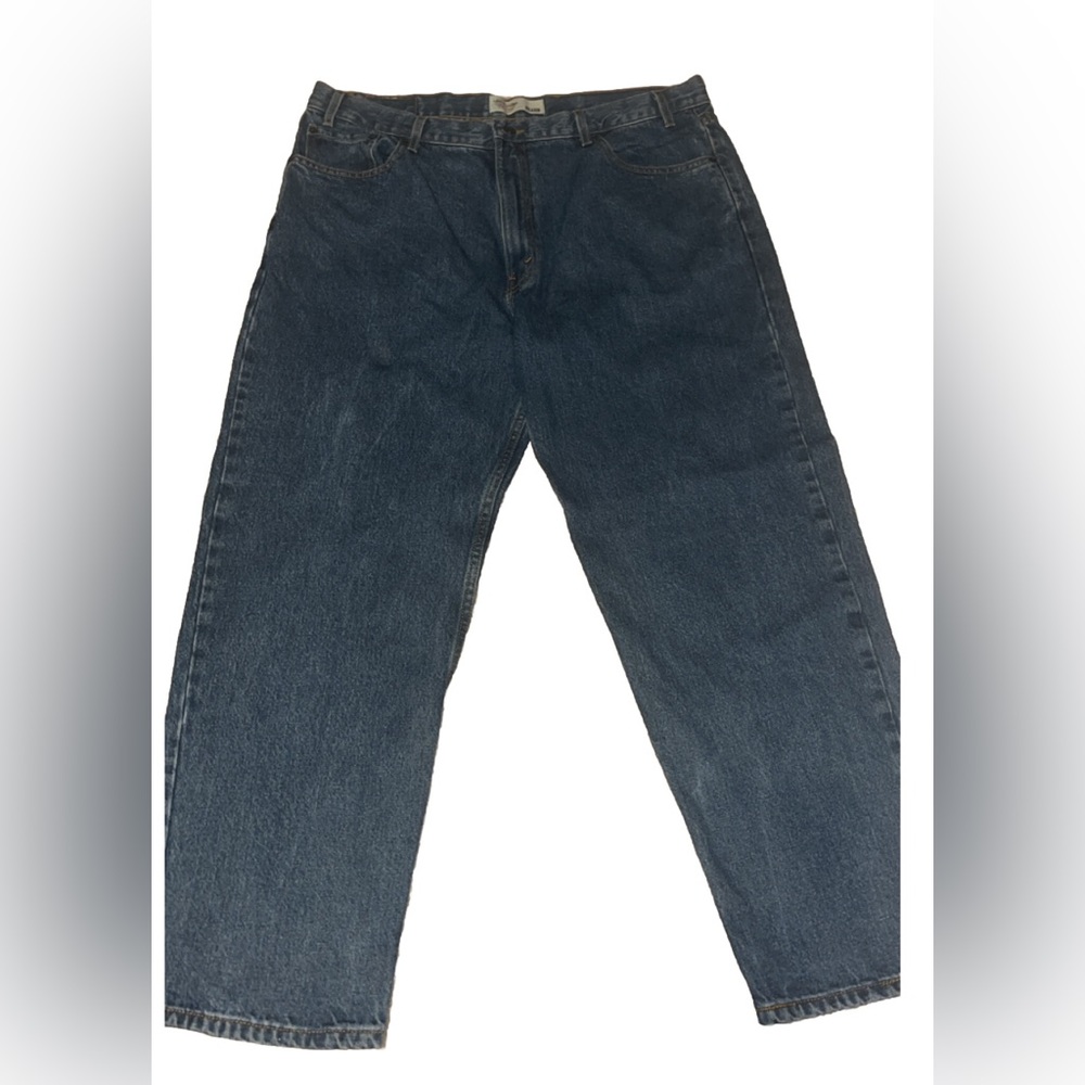 Levi Strauss Signature Relaxed Men’s Denim Jeans Size 42x30 Medium Wash